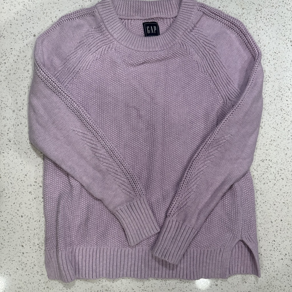 GAP Lavender Crewneck Sweater